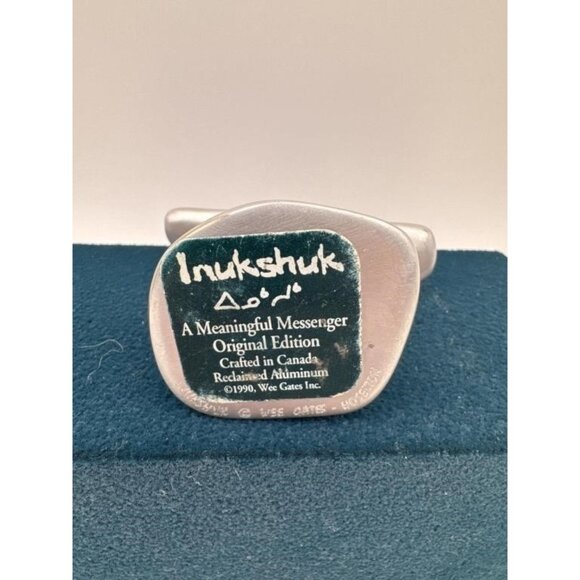 Vintage Composition Inuit Figurine — Hand-Painted Canadian Souvenir Statue - Picture 3 of 3